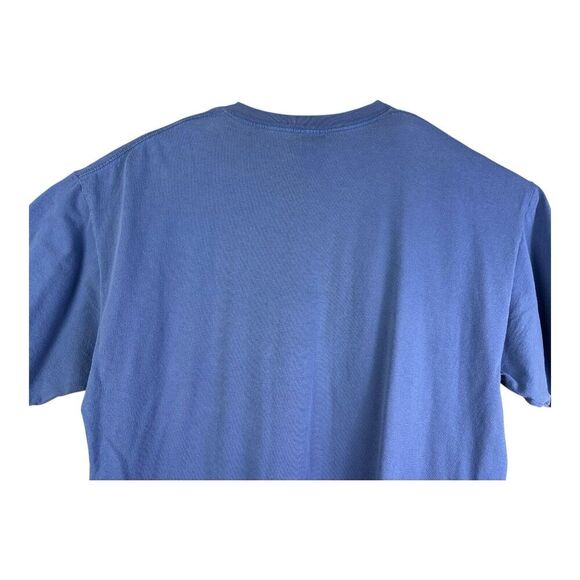 New York Central Railroad T-Shirt Adult 2XL Blue NYC Train Locomotive Transit - Picture 7 of 12